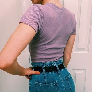 HOLLISTER LILAC TOP